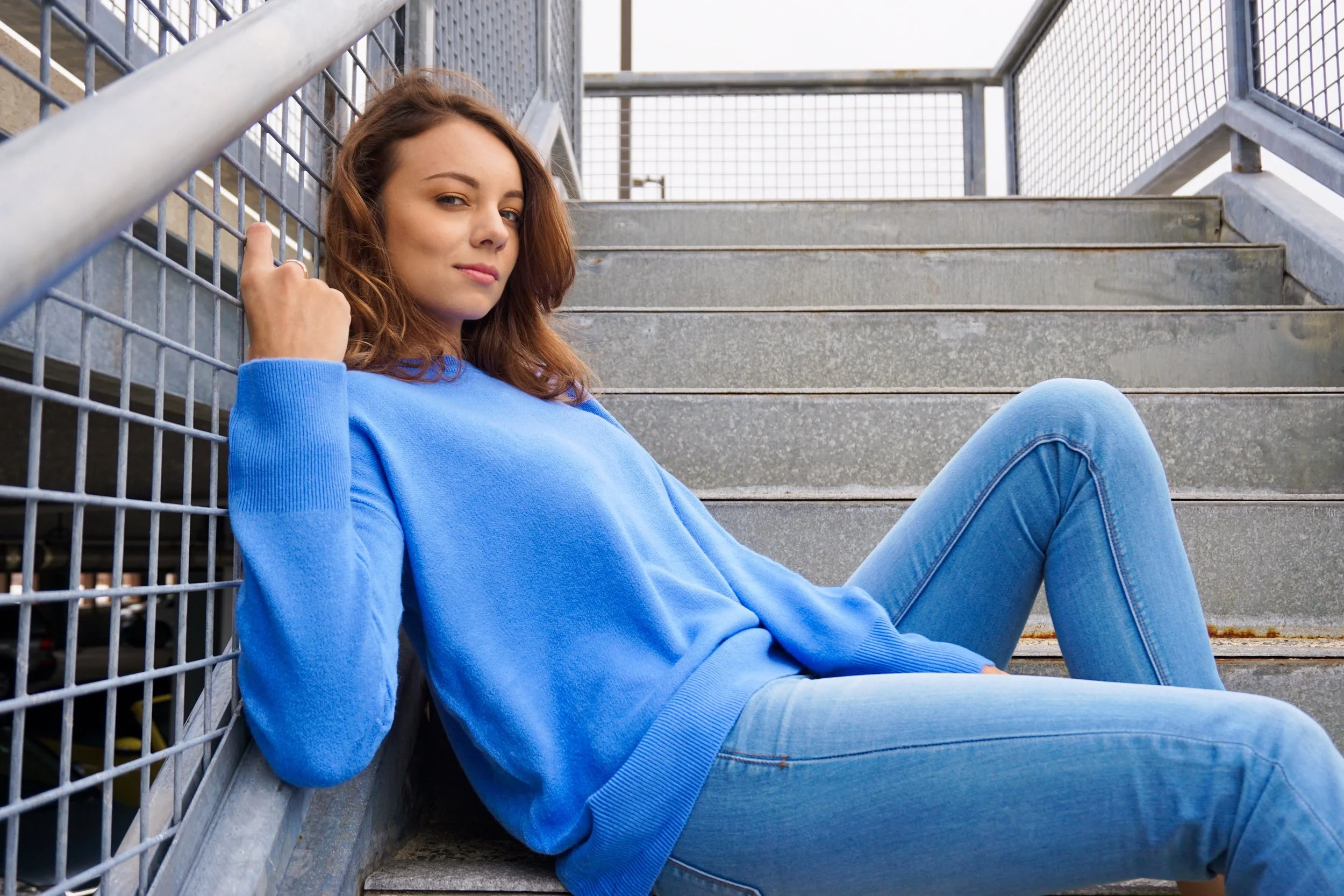 Denim blue deals sweater